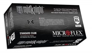 Midknight Black Nitrile Glove