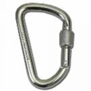 Steel Karabiner Classic D Screw Gate