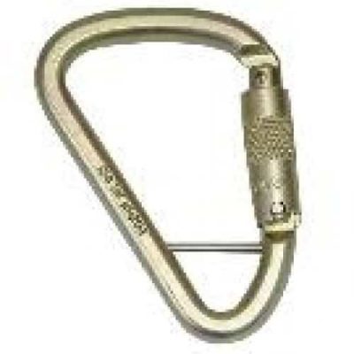 Steel Karabiner Large D Triple Action