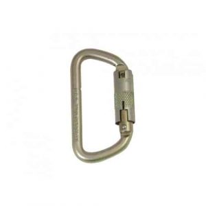 Steel Karabiner D Triple Action