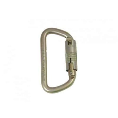 Steel Karabiner D Triple Action