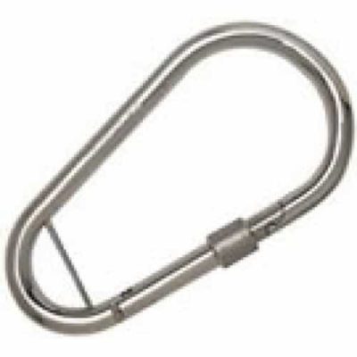 Steel Karabiner Pear Shape, Screw Gate